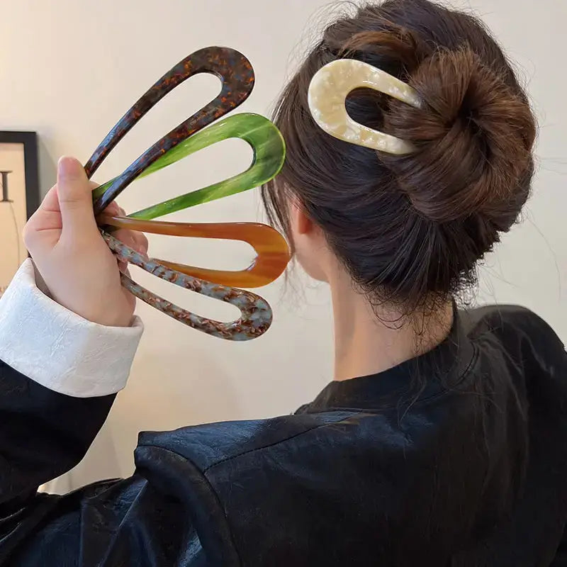 1pc Vintage U Shaped Hairpin