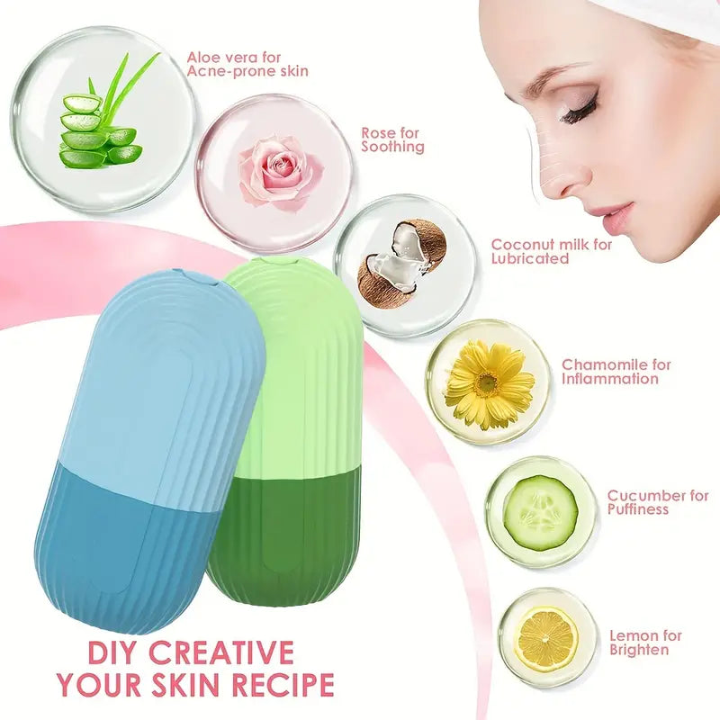 Silicone Facial Ice Roller for Skin Care