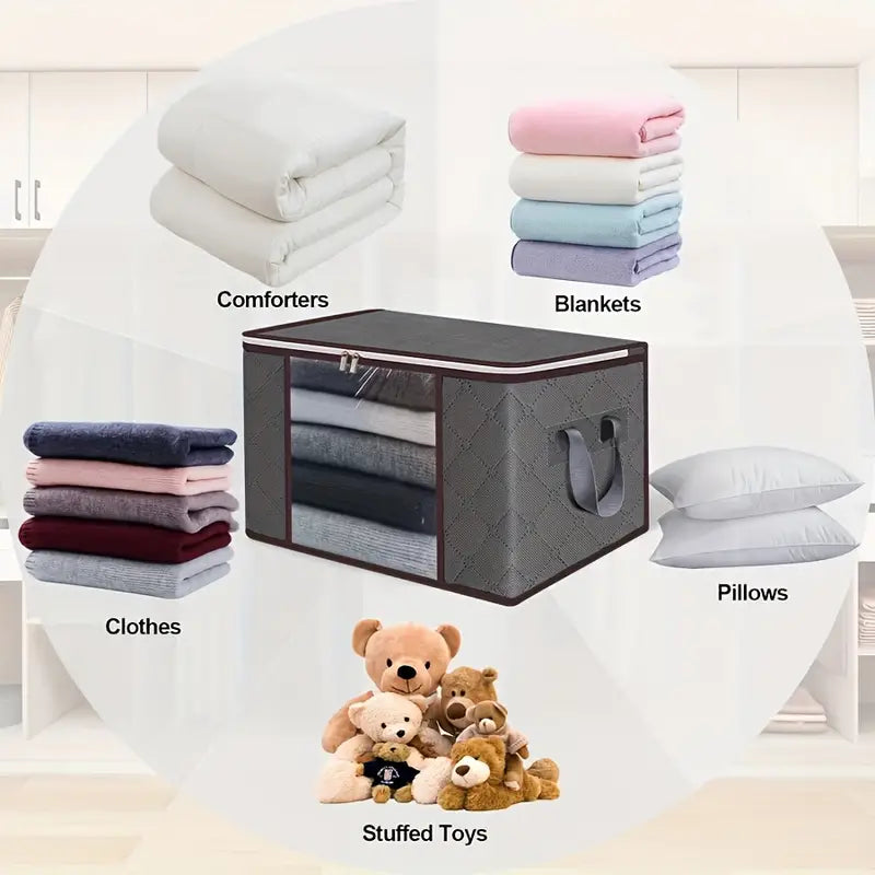 6-Pack Classic Style Under-Bed Storage Organizer Containers