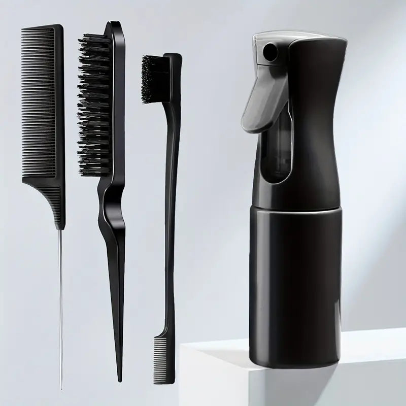 4Pcs/Set Watering Can Hair Styling Comb Set Tease Hairbrush